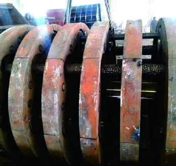 轉(zhuǎn)子通體拉絲耐磨釬桿工藝